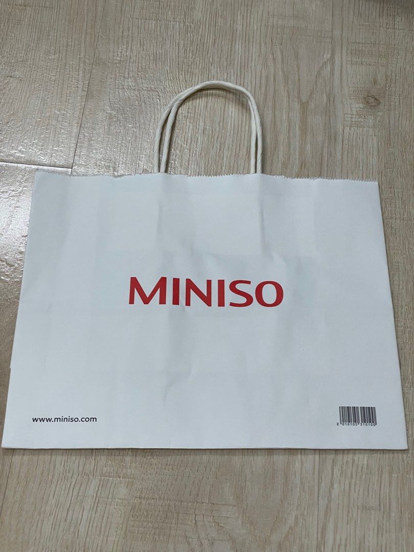 Miniso paper bag store