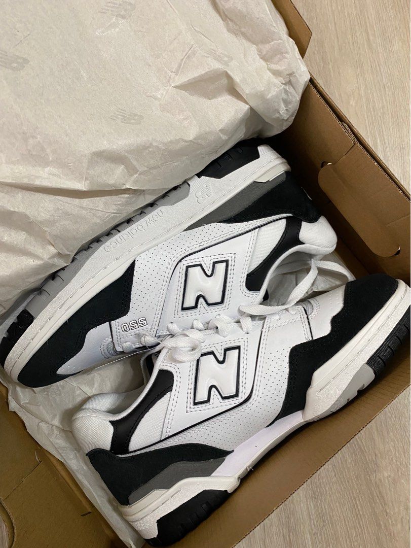 New Balance 550 black Men s Fashion Footwear Sneakers on Carousell