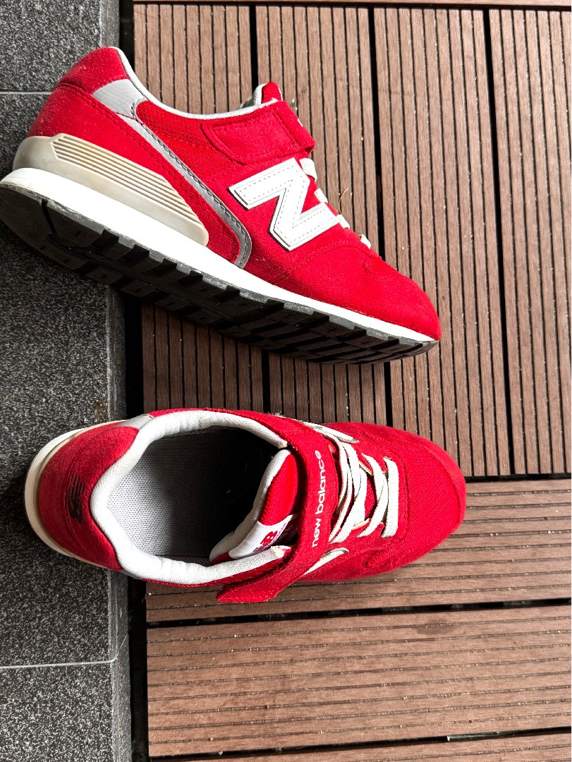 All red new balance shoes cheap