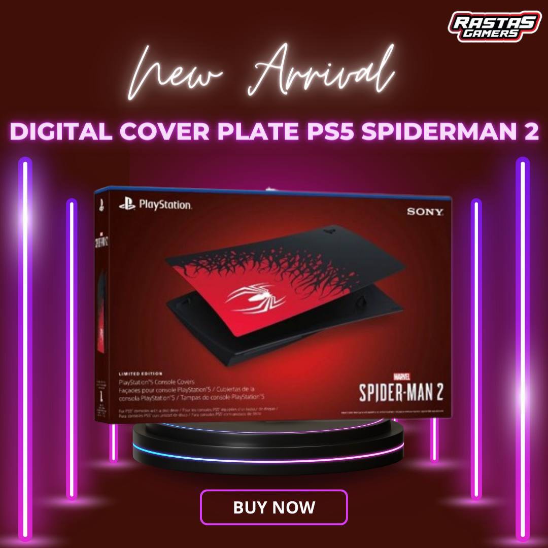 Faceplates PlayStation 5 Edition Limitée Spider-Man 2 - Digital Edition - Neuves