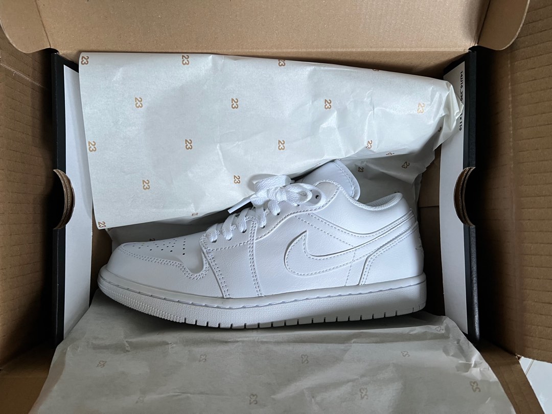 Air jordan 1 new arrivals low triple white