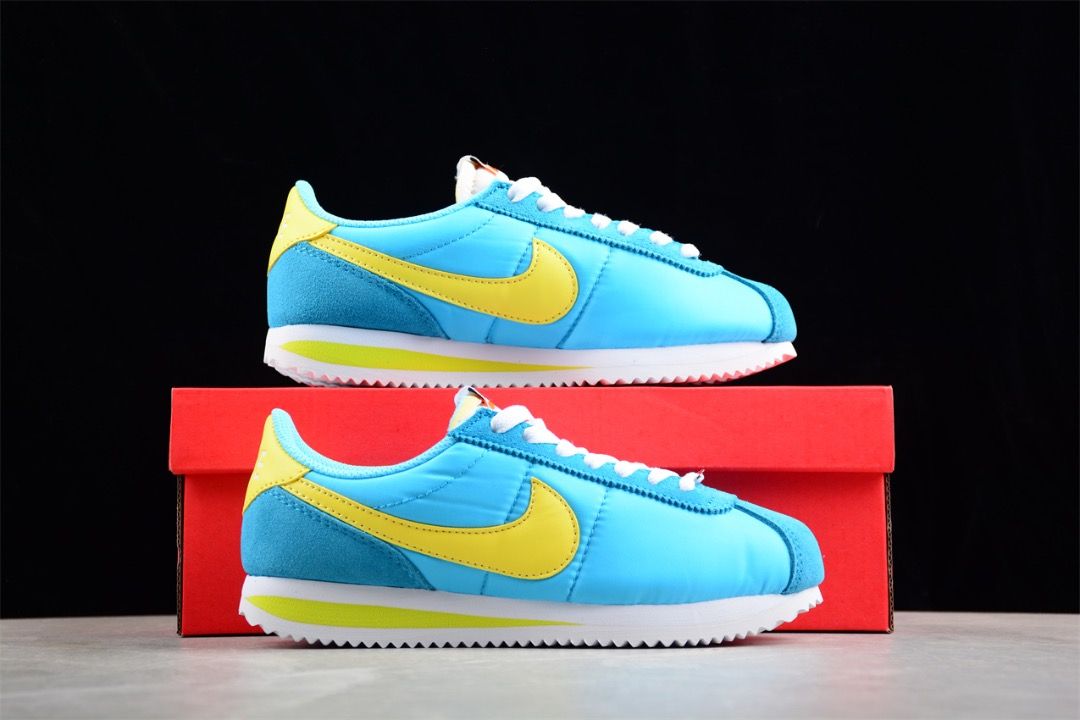 Nike cortez blue yellow 2025