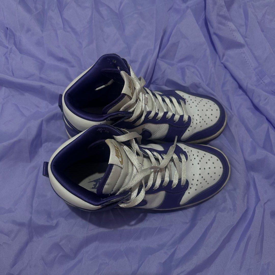 nike dunks high court purple Men #39 s Fashion Footwear Sneakers on