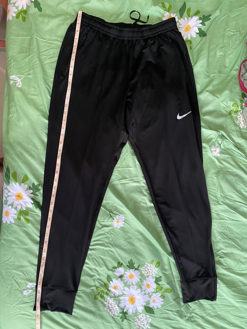 Nike Mens Dri-Fit Running Track Pants-Black-Large - Walmart.com