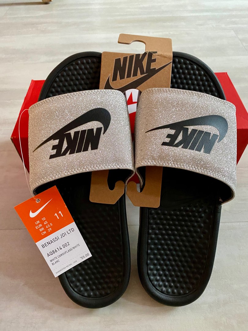 Glitter nike slides new arrivals