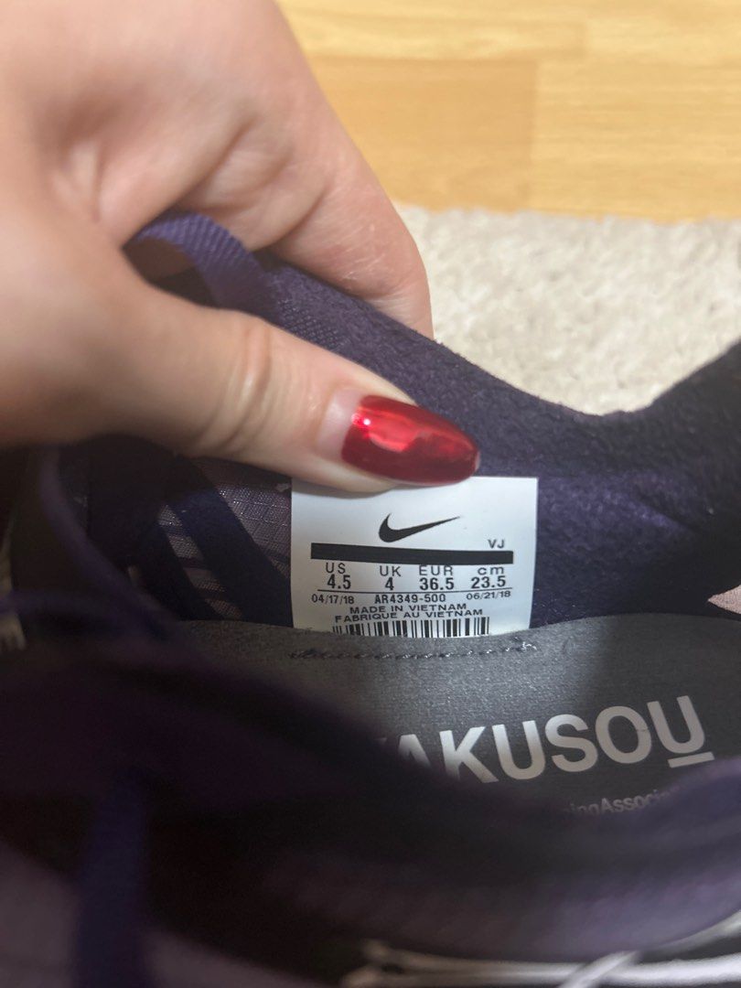 Nike x Undercover GYAKUSOU Zoom Fly SP Ripstop Sneakers Purple