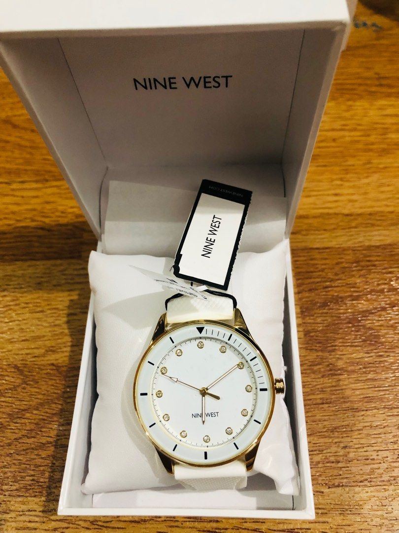 Nine West Women s Patterned Silicone Strap Watch Women s