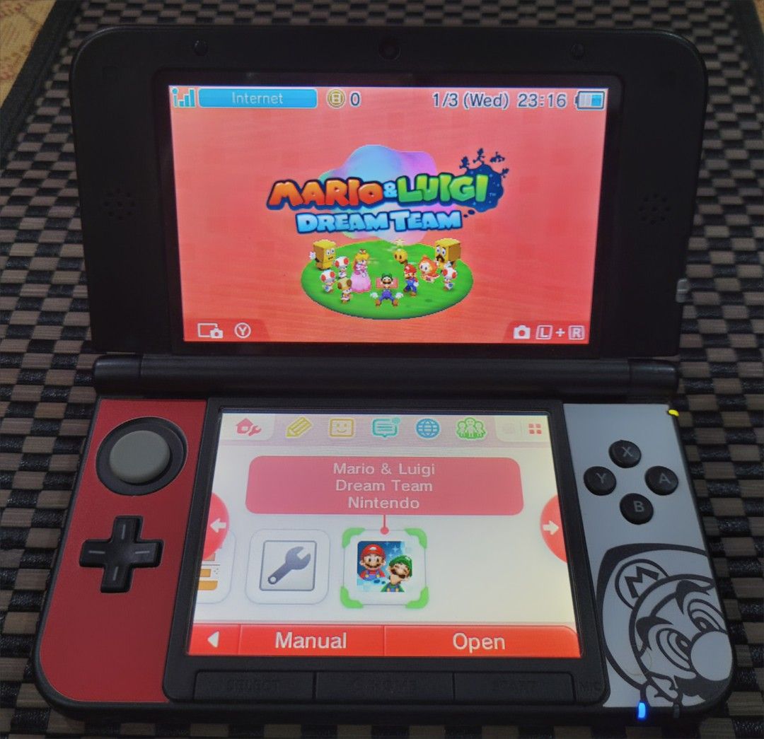 Nintendo 3ds xl mario and luigi dream team hotsell
