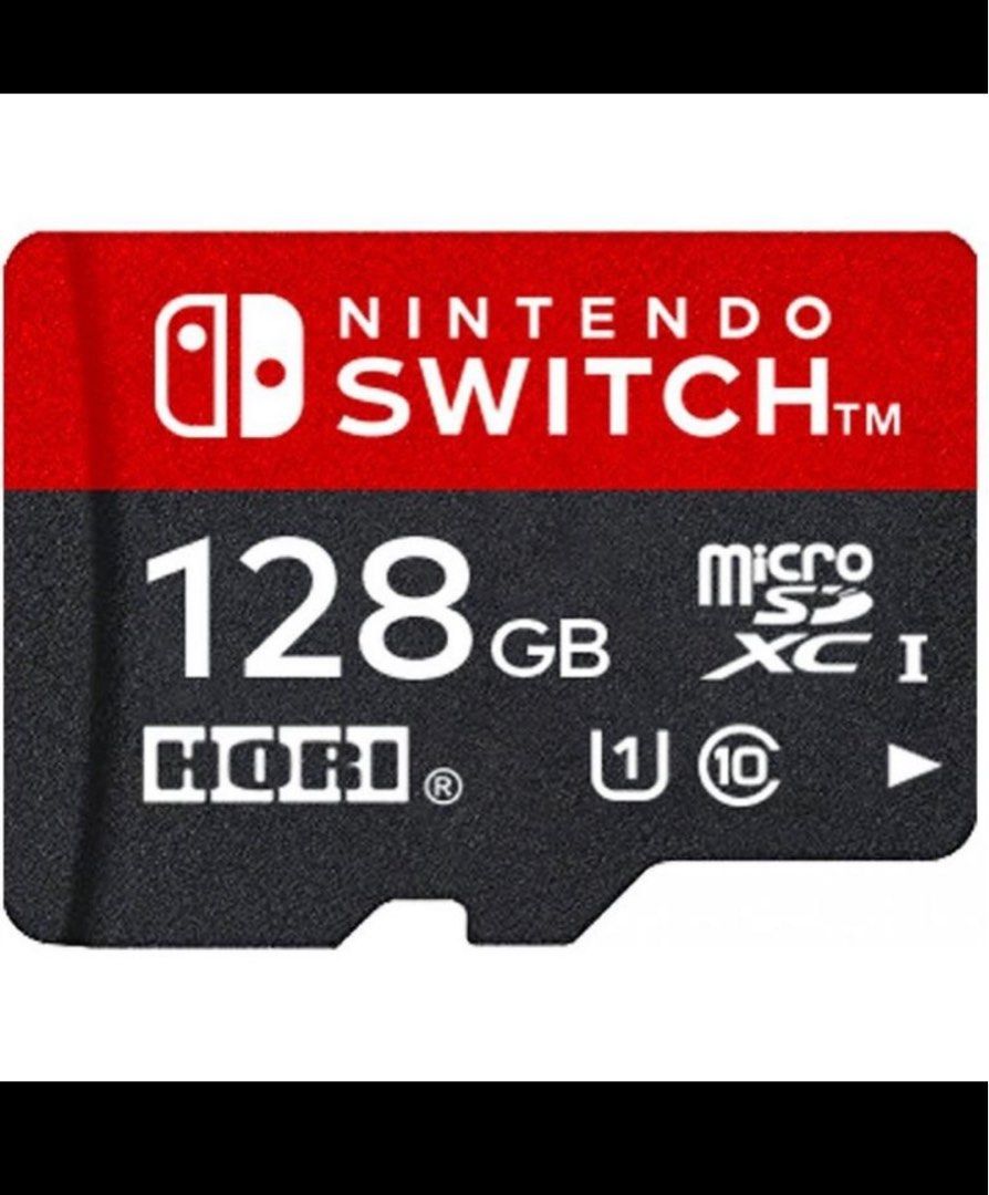 Nintendo Switch 日本HORI 原裝正版官方Switch 專用MicroSD Card 128GB U1 Class 10 UHS-I,  電子遊戲, 電子遊戲機, Nintendo 任天堂- Carousell