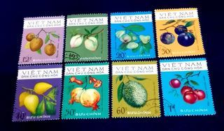 North Vietnam 1975 - Fruits 8v. (used) COMPLETE SERIES