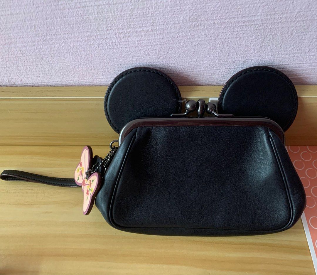Coach Minnie Mouse Vanilla Kiosk Bag - Limited Edition