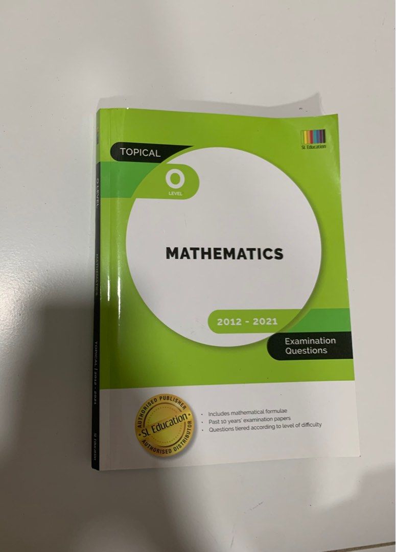 O level Mathematics Topical TYS, Hobbies & Toys, Books & Magazines ...