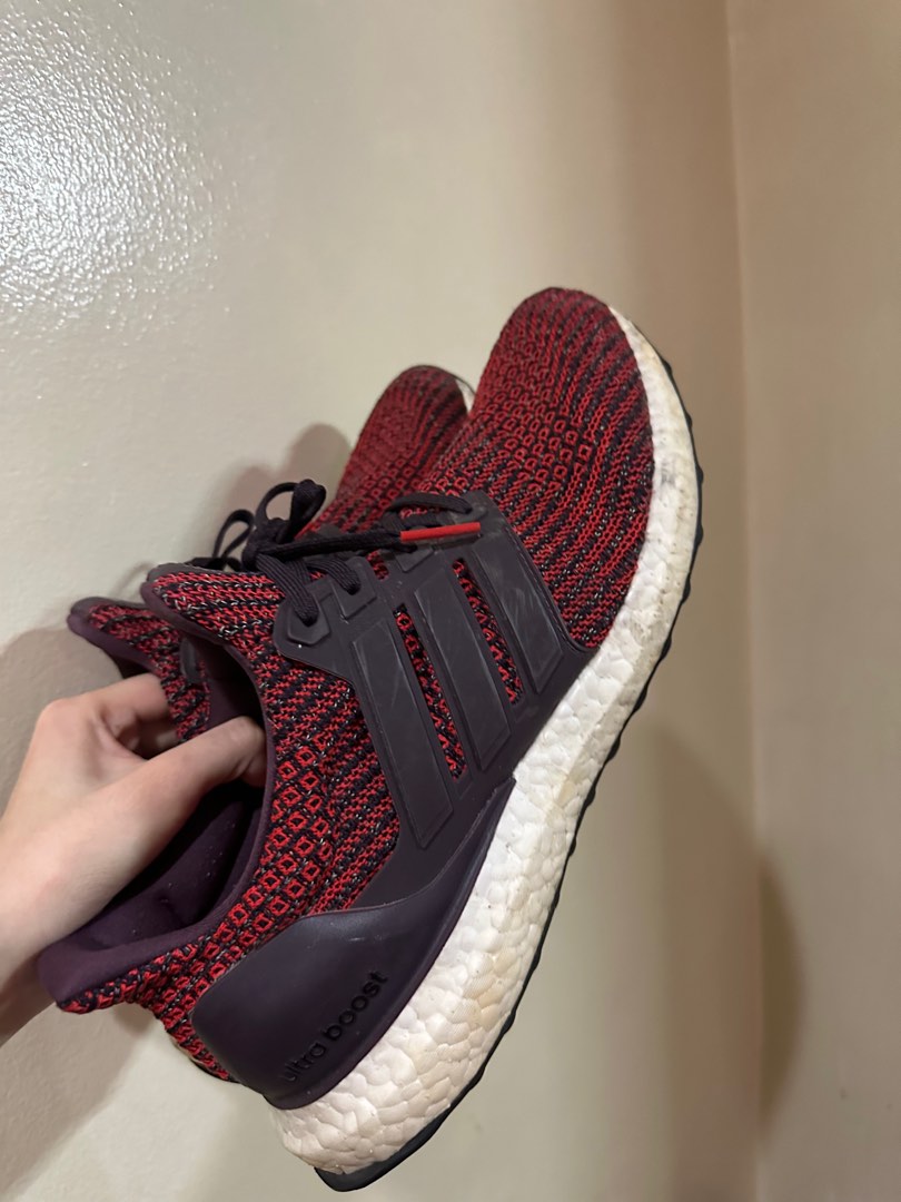 Ultra boost 4.0 noble red on feet hot sale