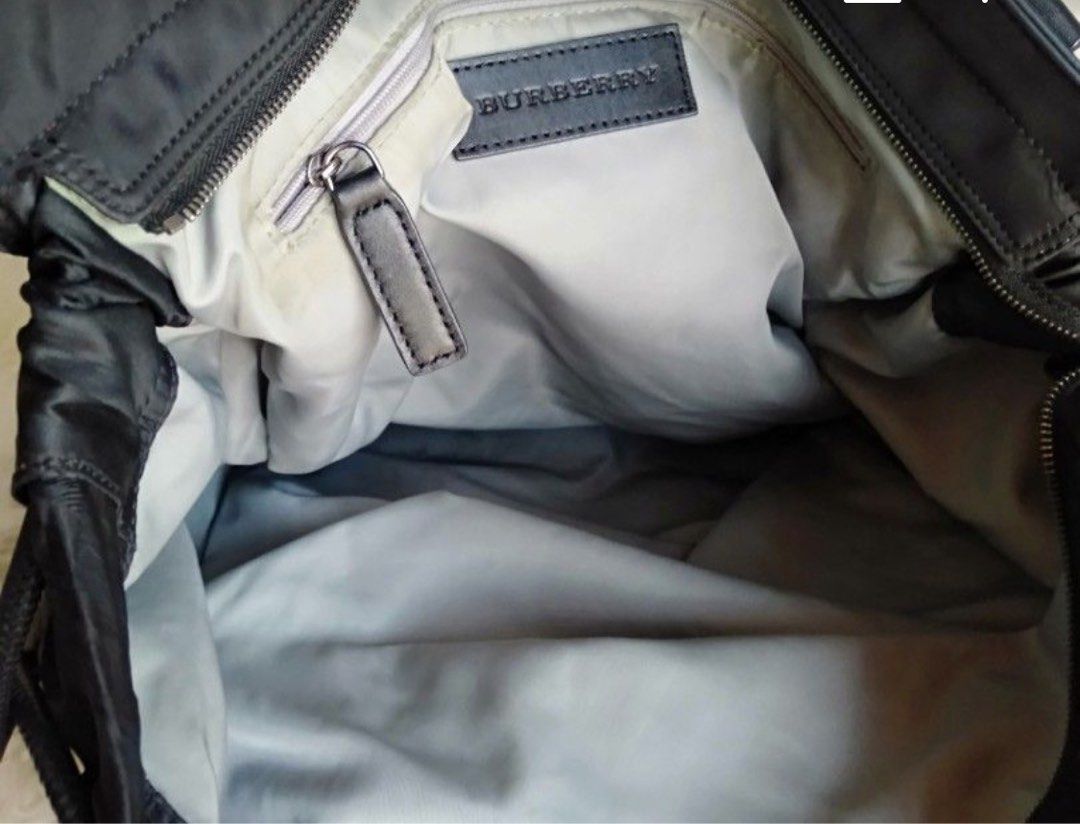 Original Burberry tote (Category: Luxury Bags & Wallets) located in San Juan City. Submitted by alystrid (Listing ID 1276167660, Image 3). Description: preloved but well loved Burberry tote bag. Signs of normal usage. Selling low.