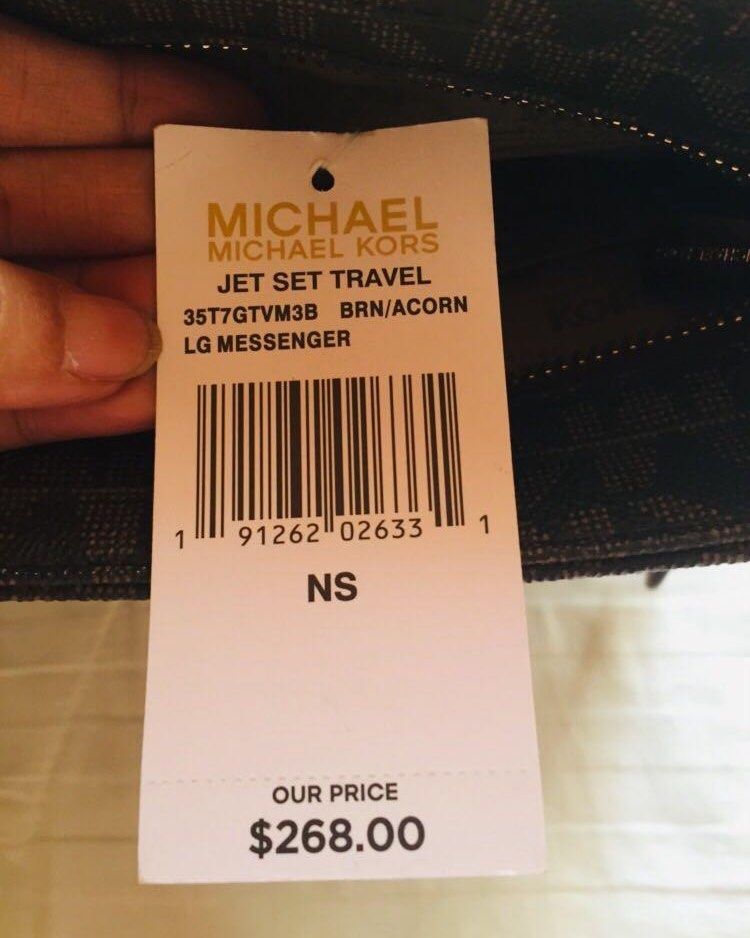 Michael kors price sales tag