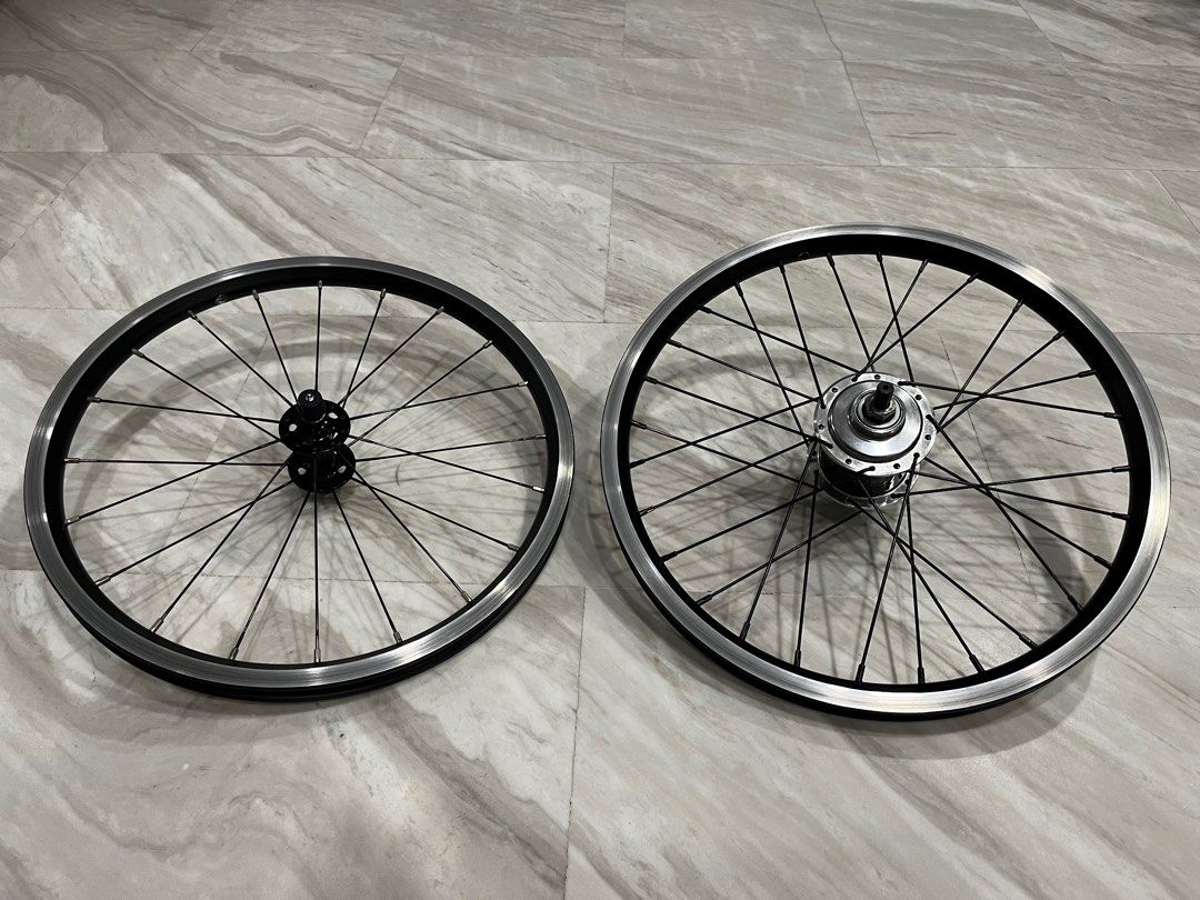 Internal gear shop hub wheelset