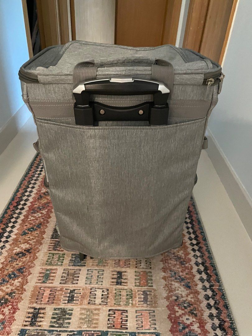 Double decker sales trolley bag