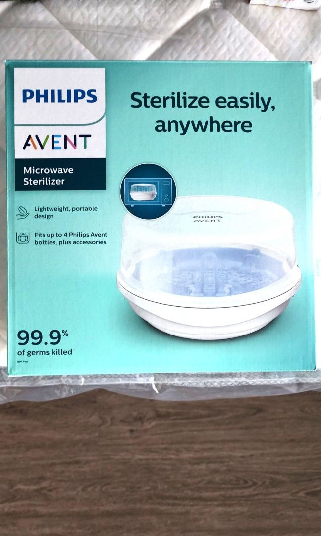 Avent breast pump sterilising on sale
