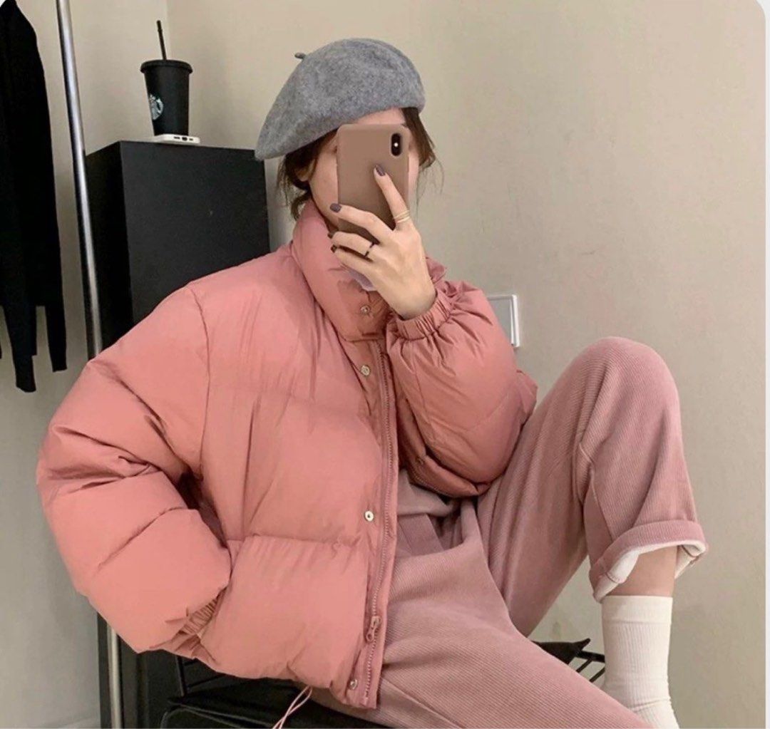Pink jacket (Category: Coats, Jackets and Outerwear) located in Singapore. Submitted by akapse (Listing ID 1276358632, Image 2). Description: Wore it once. Great condition. Non negotiable.