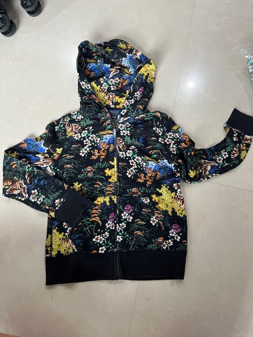 Ralph lauren floral hoodie sale