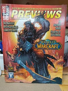 Previews Sept.2007 double cover - World of Warcraft & Venom Avengers - The Comic Shop's Catalog