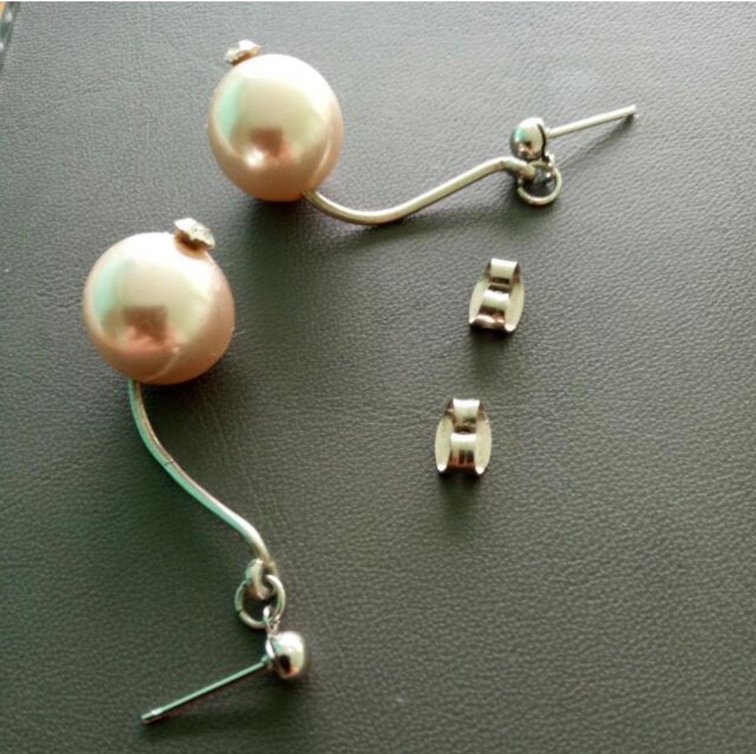 PROMO Left 1 each Handmade Cute Pearlie Dangling Earrings