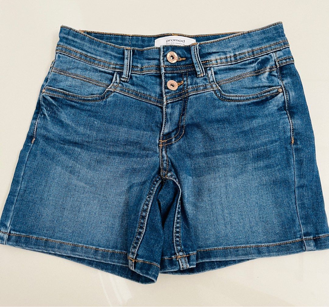 Promod denim shorts size 0 XXS