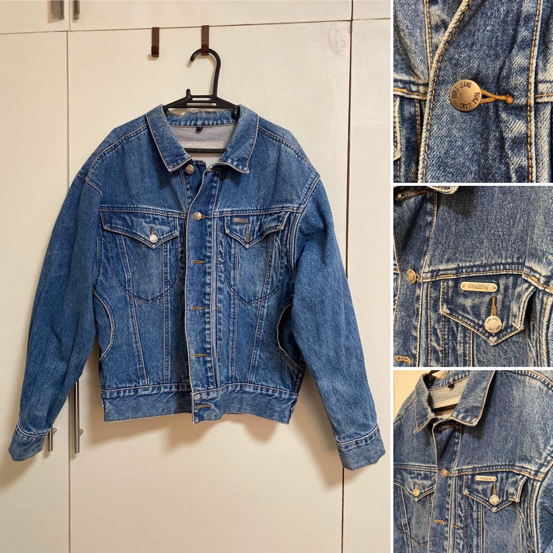 Puma jeans jacket hot sale