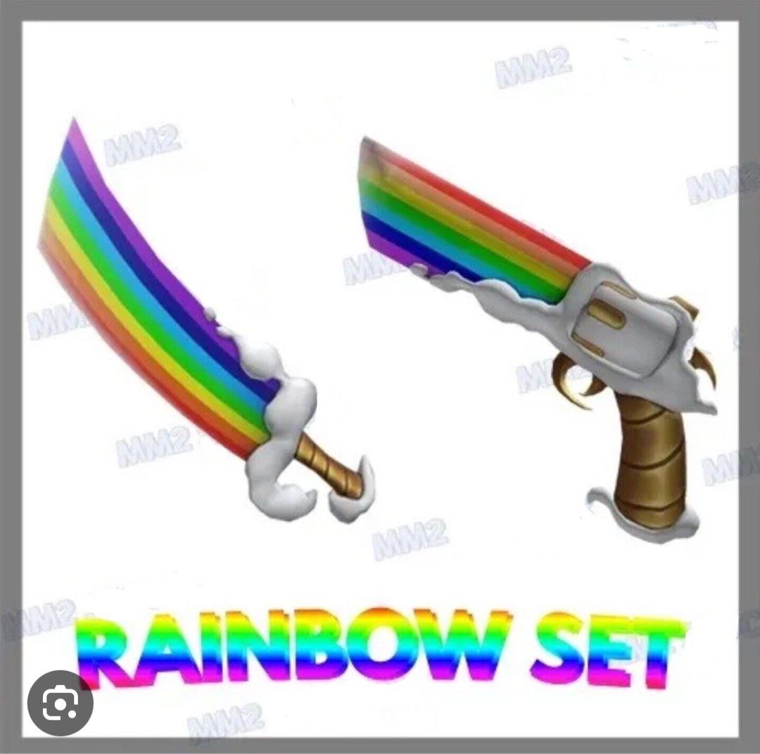 Rainbow Set MM2 Video Gaming Gaming Accessories In Game Products On 