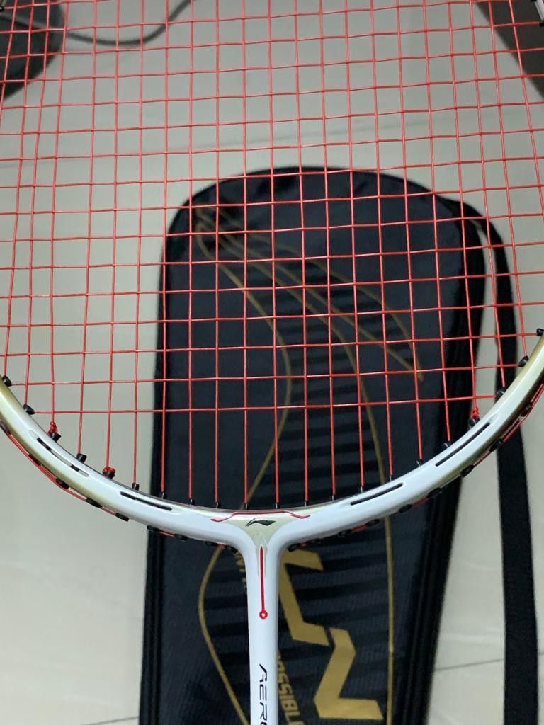 Raket lining aeronaut 9000, Sports Equipment, Sports & Games, Racket ...
