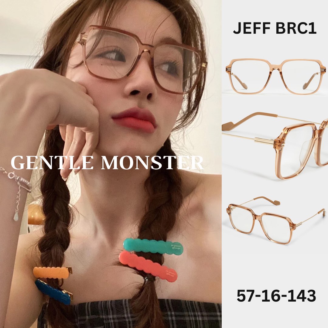 Ready Stock) Jeff BRC1 | Gentle Monster Glasses | 57-16-143