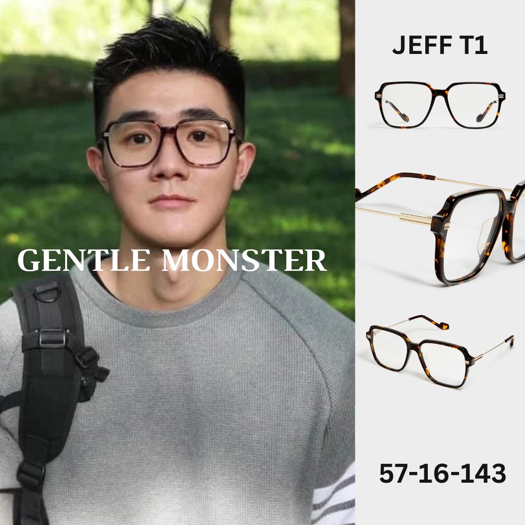 Ready Stock) JEFF T1 | Gentle Monster Suglasses | 57-16-143, Men's