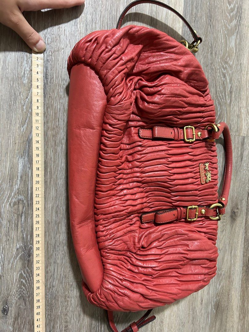 Red Coach Bag