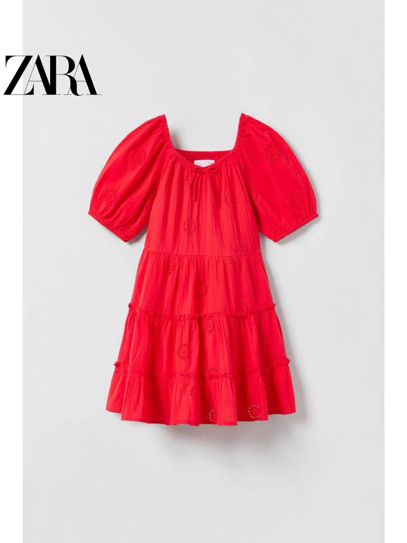 Red dress zara Clearance