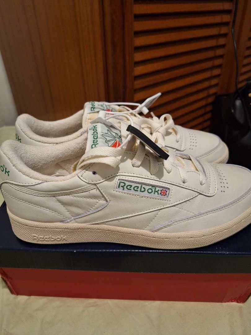 Reebok club c sales 85 vintage chalk green