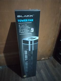 SALE!! SNR BLAKK 29" TOWER FAN - NEVER BEEN USED