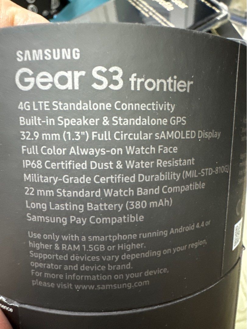 Samsung gear s3 discount frontier 4g lte