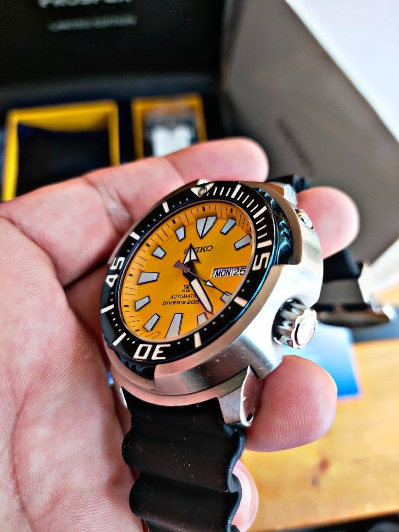 Seiko baby tuna orange sales