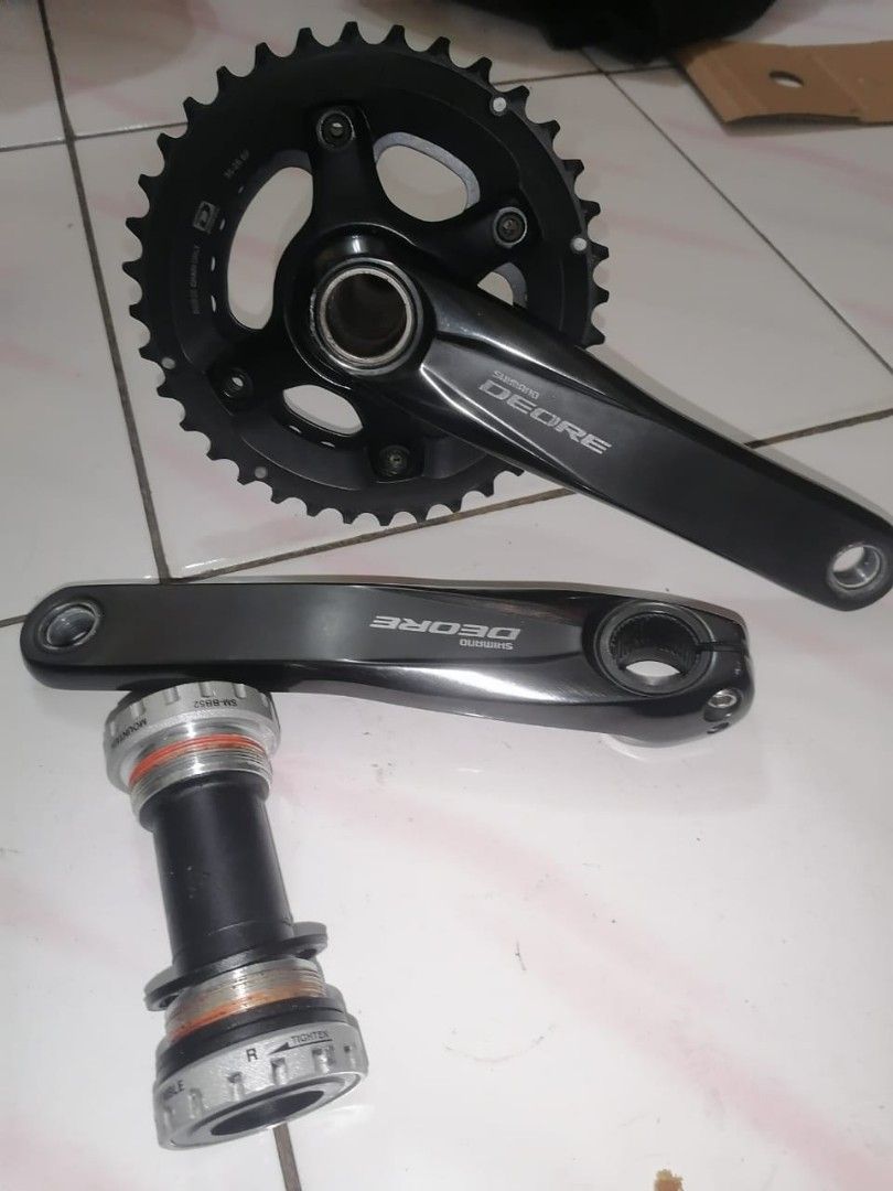 Crank shimano deore clearance 2 speed