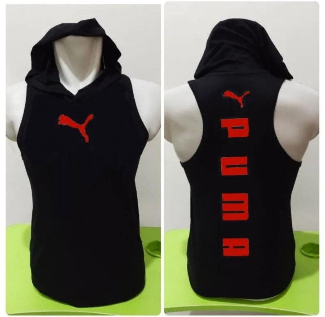 Singlet with Hoodie Men s Fashion Tops Sets Hoodies on Carousell