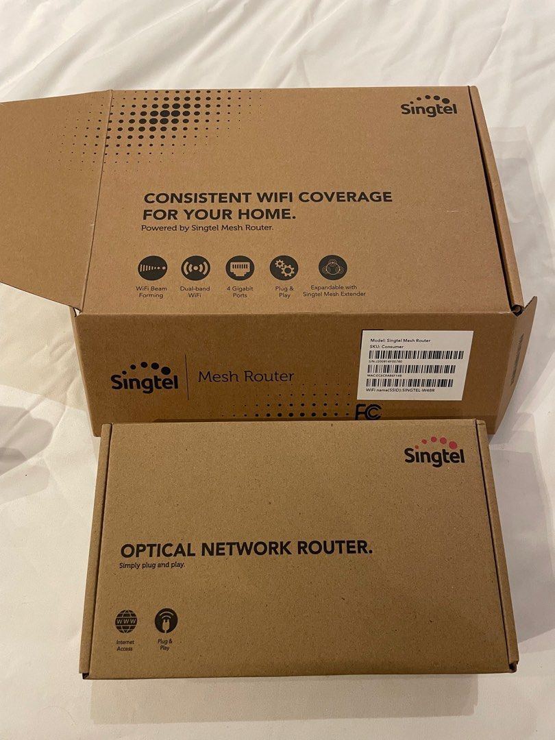 Singtel Mesh Router, Computers & Tech, Parts & Accessories, Other ...