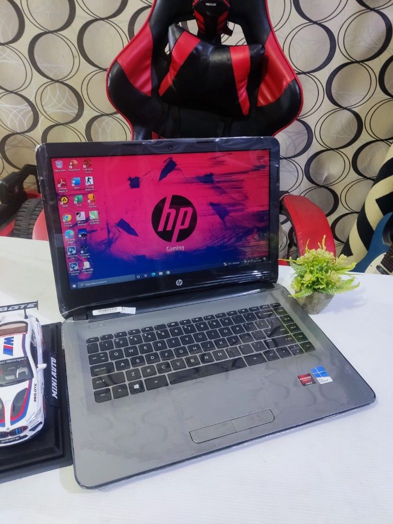 SSD HDD Laptop Desain Slim HP F23 A6 7310 RAM 8gb ssd 256gb 500gb