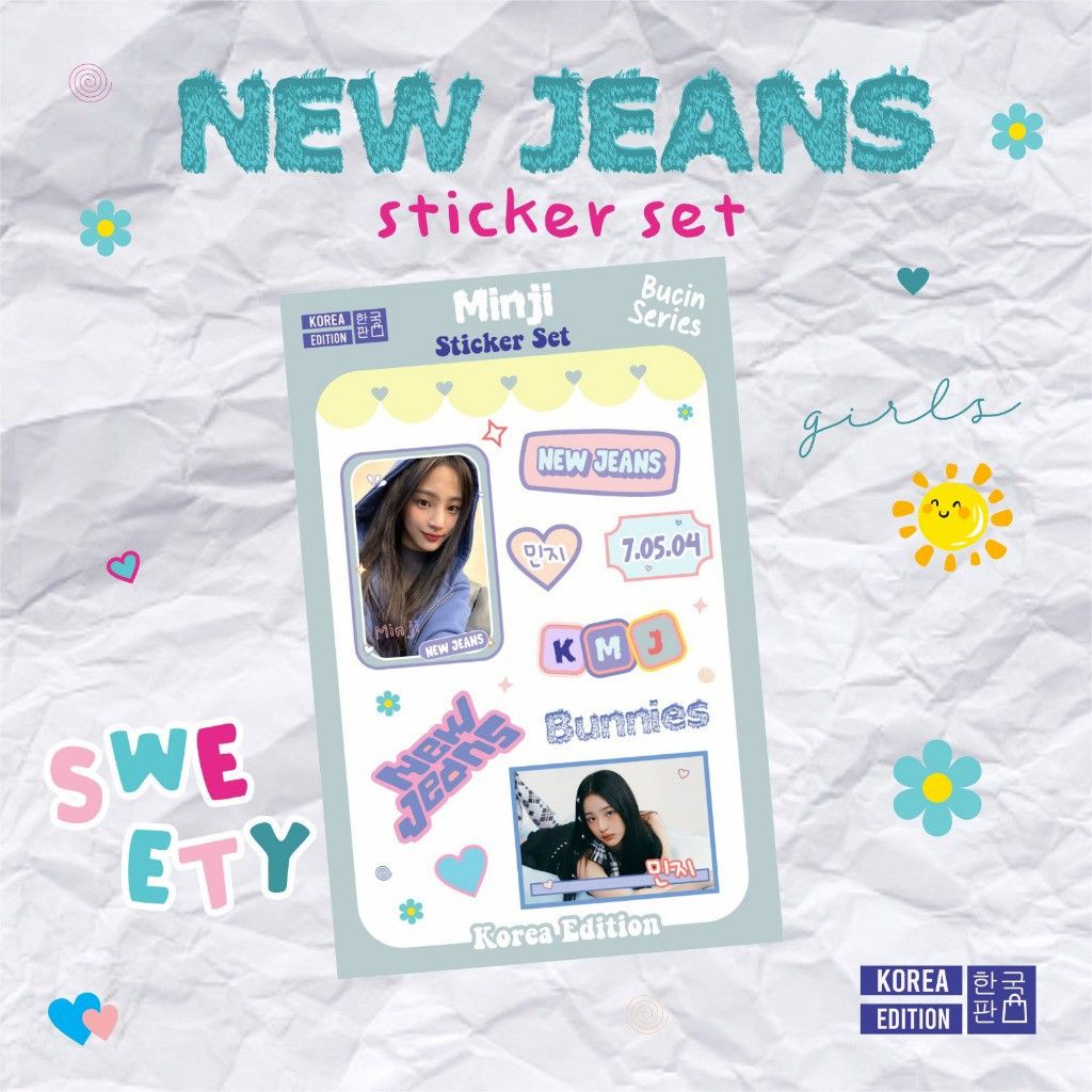 Jual Sticker New Jeans Vinyl anti air - Kota Surabaya - Oss Toped