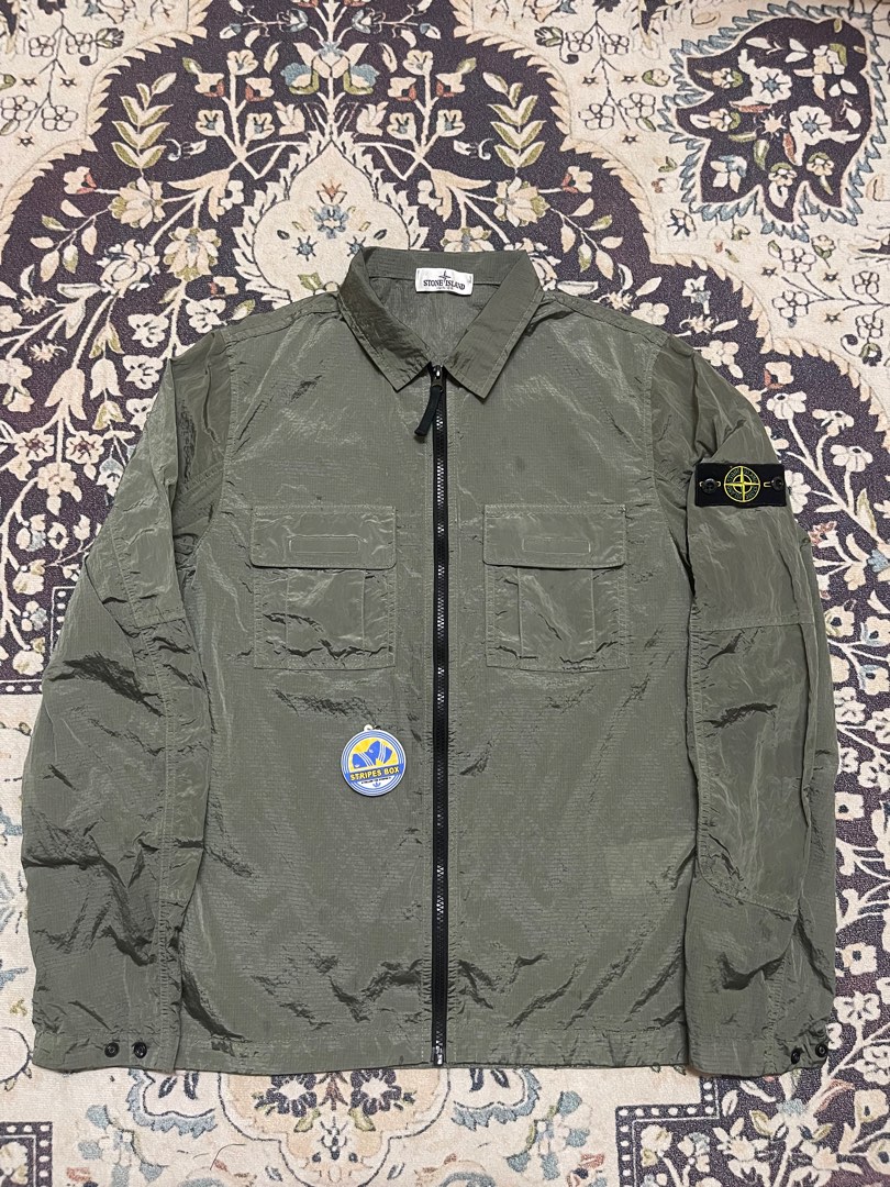 Stone island ripstop overshirt hot sale