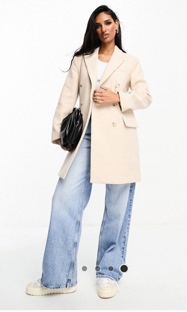 Stradivarius beige coat online