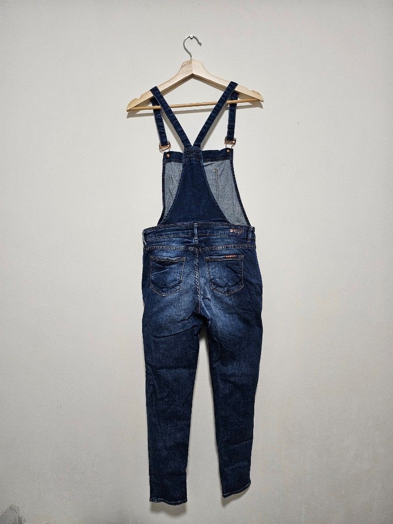 Superdry denim online jumpsuit