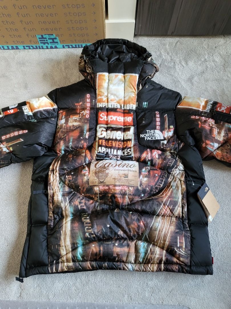 Supreme x North Face Down Jacket 800 Fill S FW22 TNF, 男裝, 外套及