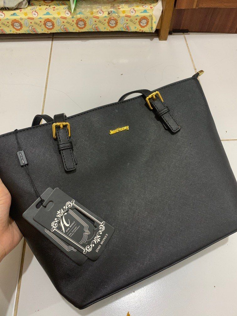 Tas jimshoney Tas jims honey Tas hitam totebag tas anak kuliah tas kuliah tas jinjing