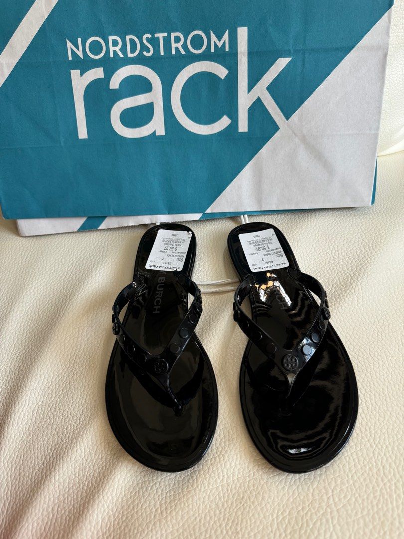 Tory burch black discount sandals nordstrom rack