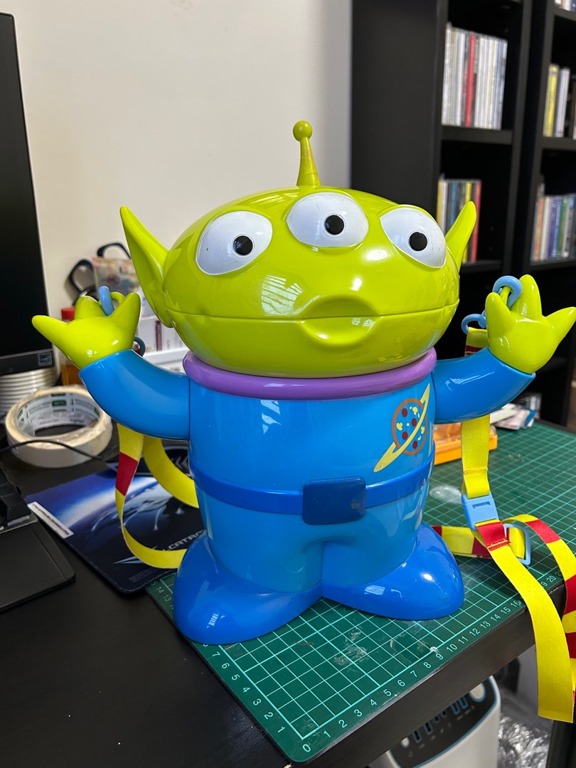 Toy Story Alien Pop Corn Bucket, Hobbies & Toys, Collectibles